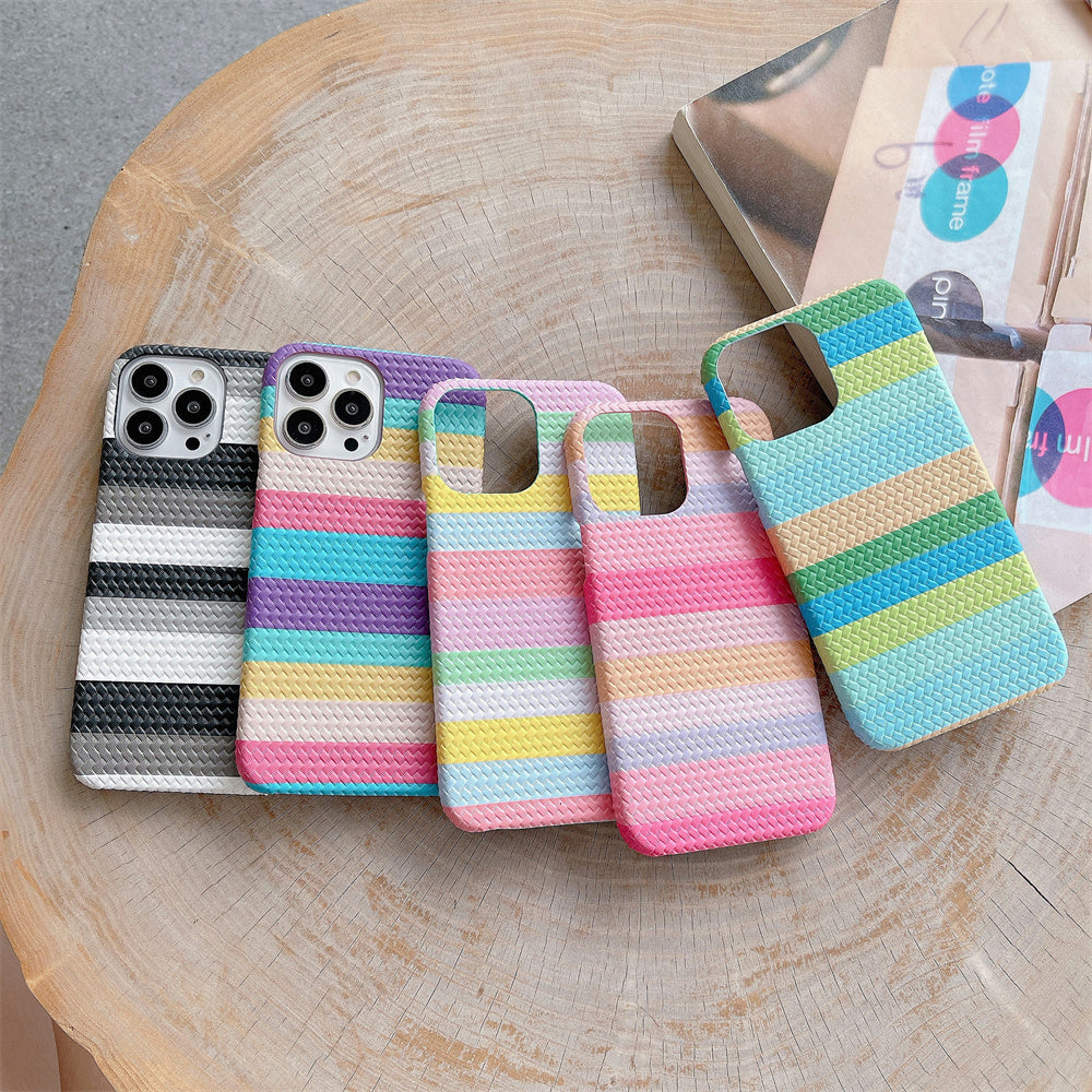 Rainbow Weave Pattern Case