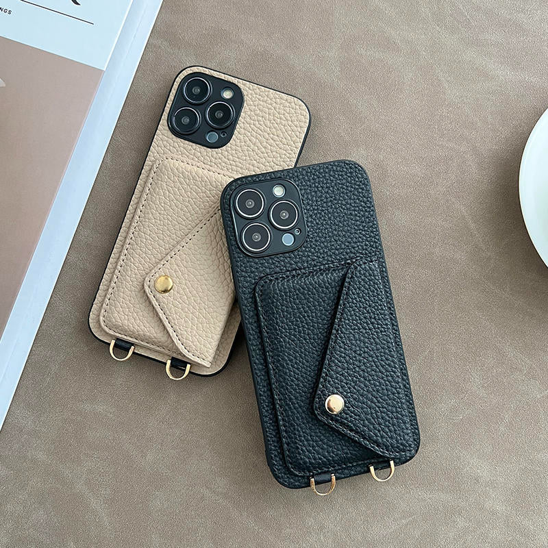 Crossbody Strap Wallet Case