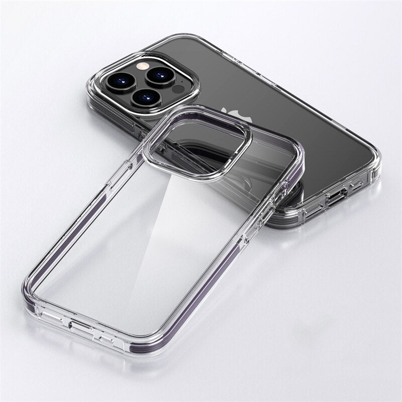 Retro Color Bumper Clear Case