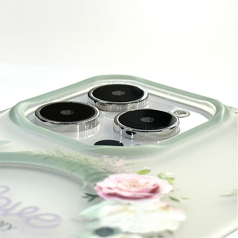 Floral MagSafe Clear Case