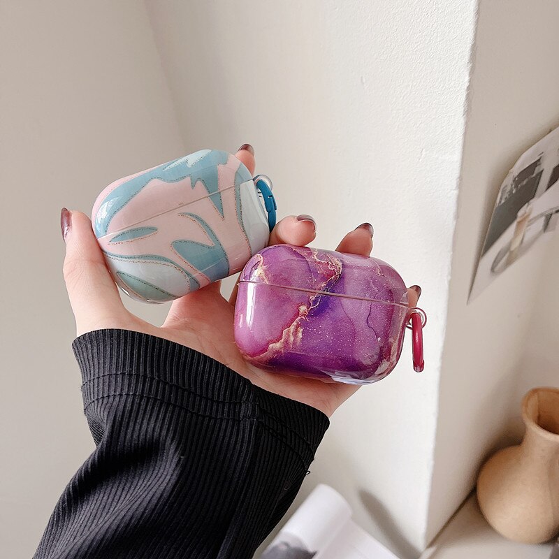 Marble Pattern AirPods Case