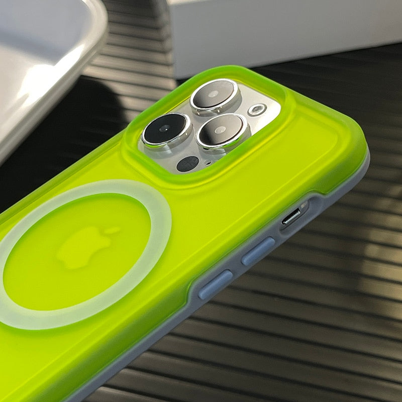 Neon Color Magsafe Frosted Case