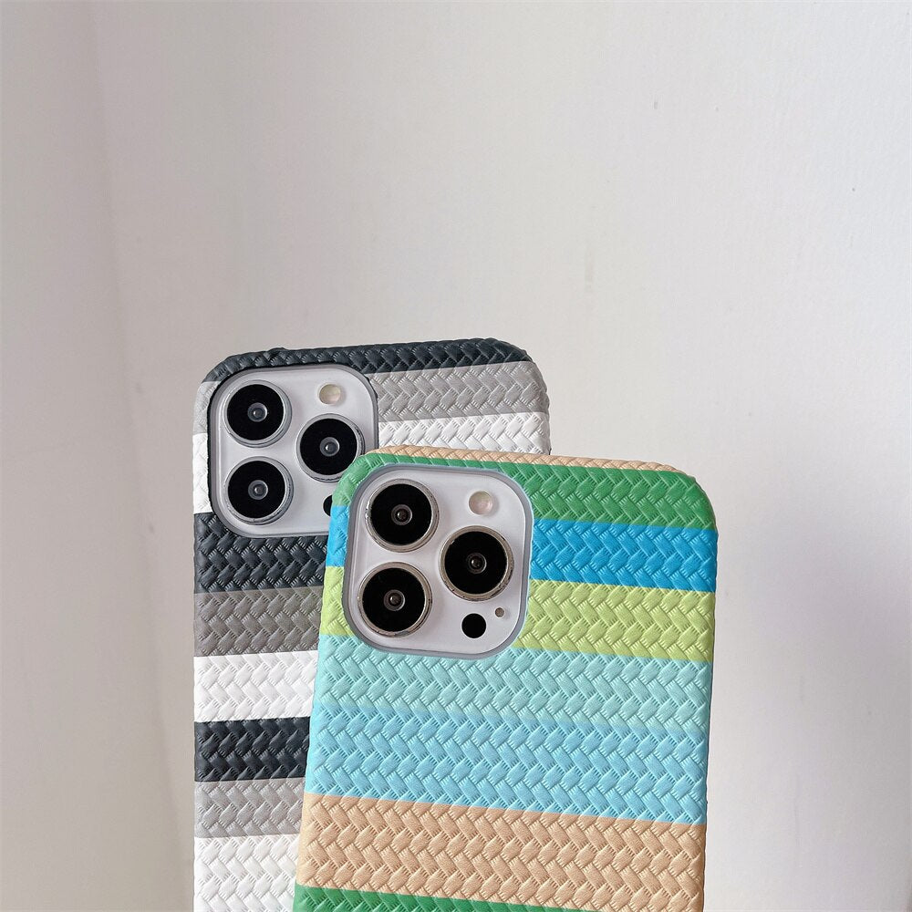 Rainbow Weave Pattern Case