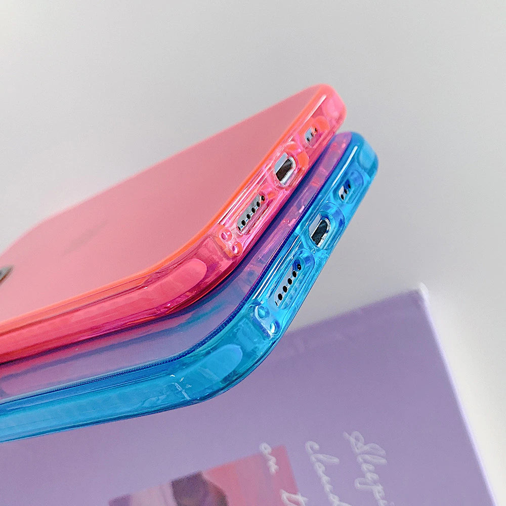 Neon Color Protective Clear Case