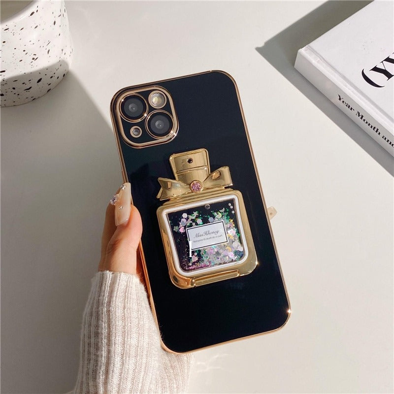 Electroplated Color Case + Perfume Foldable Stand
