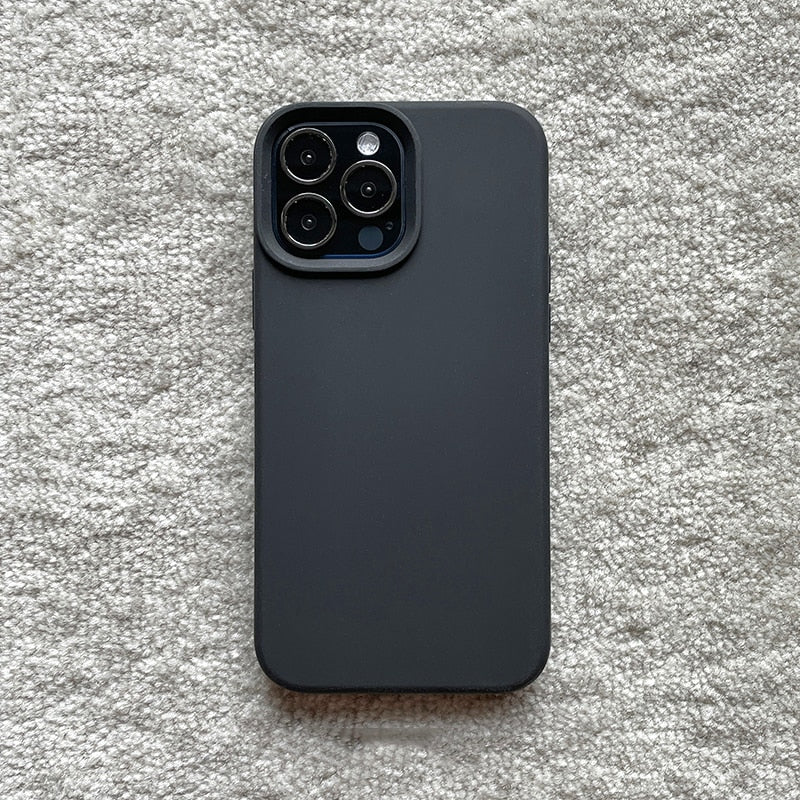 Candy Color Liquid Silicone Case