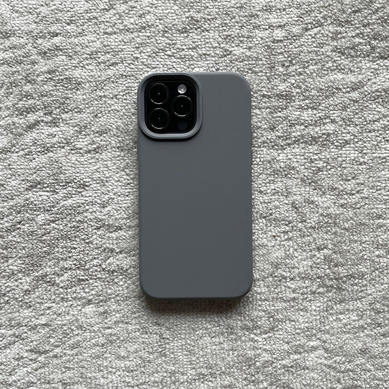Candy Color Liquid Silicone Case