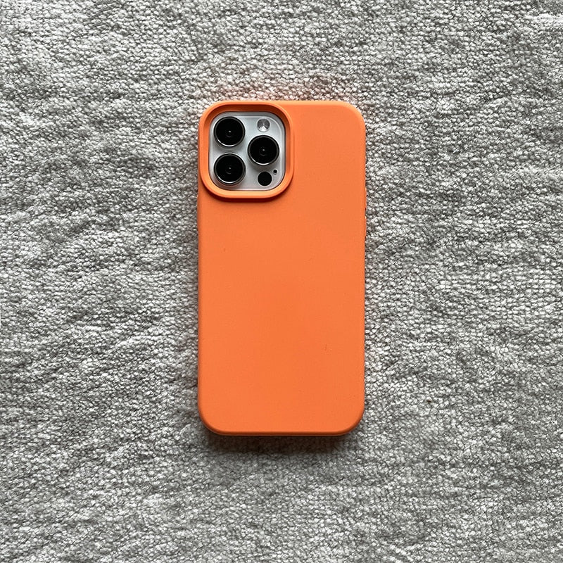 Candy Color Liquid Silicone Case