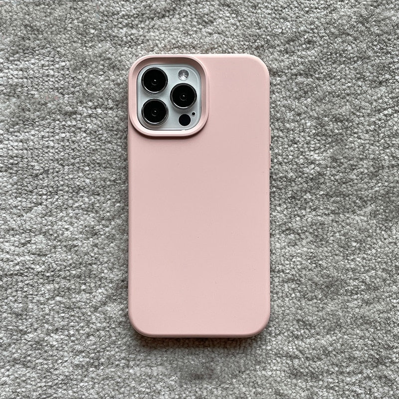 Candy Color Liquid Silicone Case