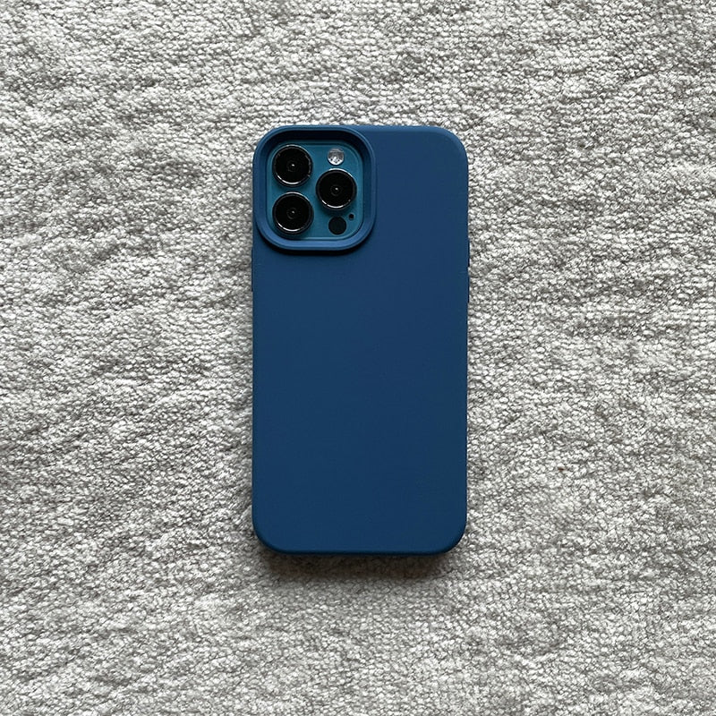 Candy Color Liquid Silicone Case