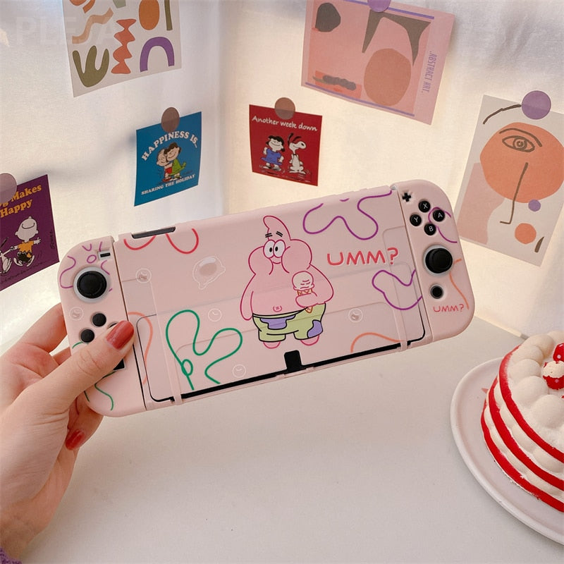 Patrick Cartoon Nintendo Switch Case