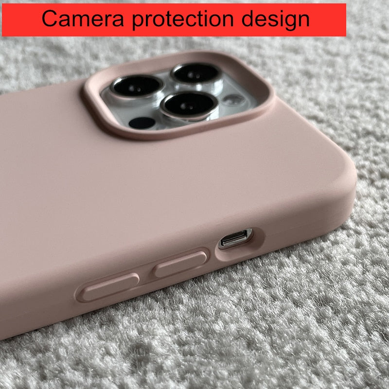 Candy Color Liquid Silicone Case