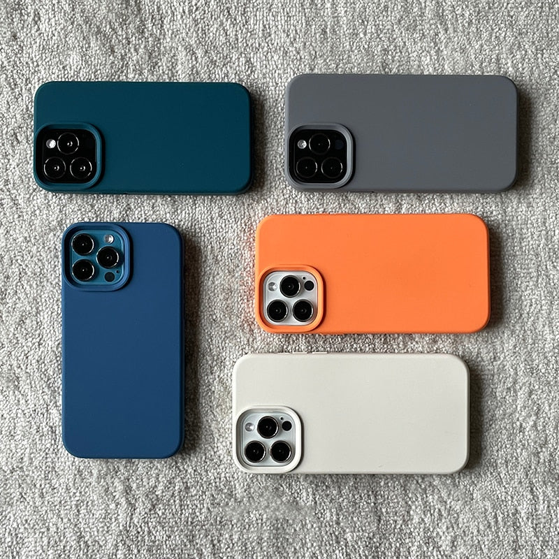 Candy Color Liquid Silicone Case
