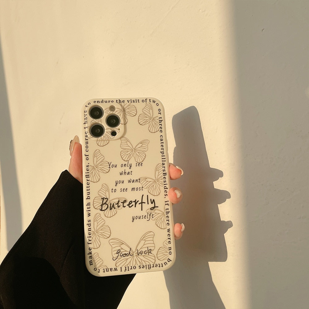 Retro Butterfly Case