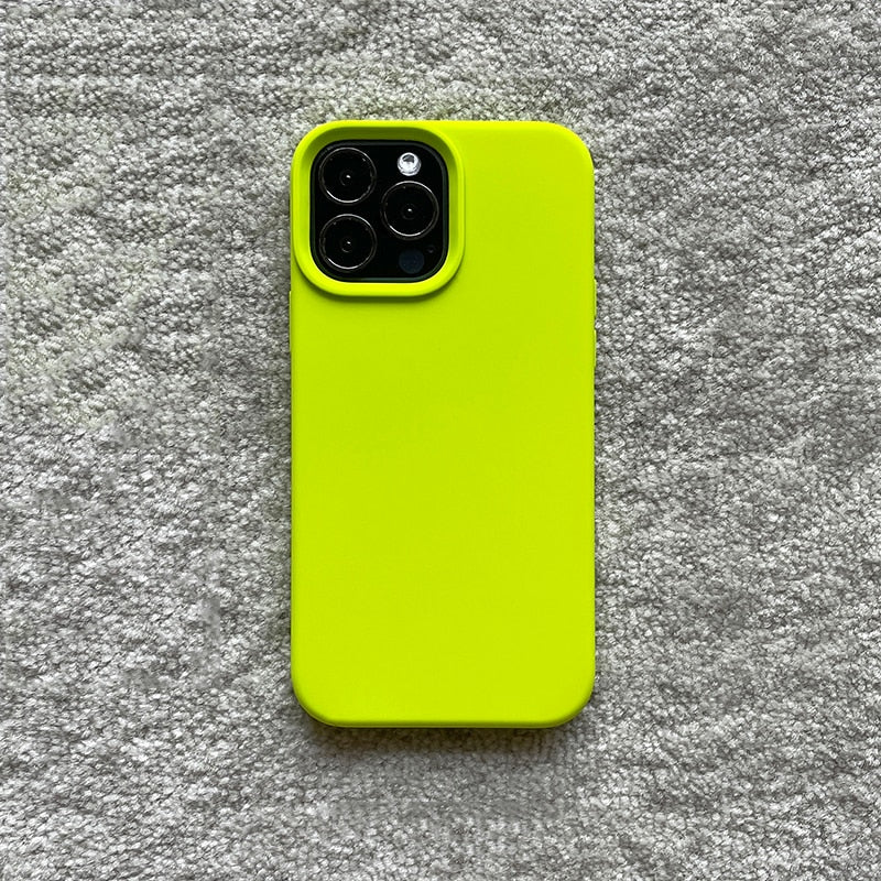 Candy Color Liquid Silicone Case