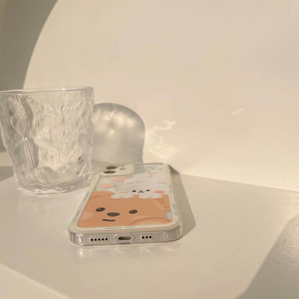 Cute Bear Clear Case