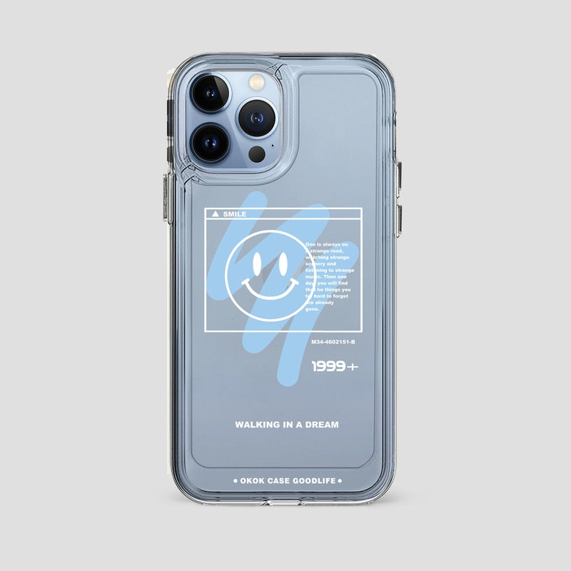 Smile Faces Protective Clear Case