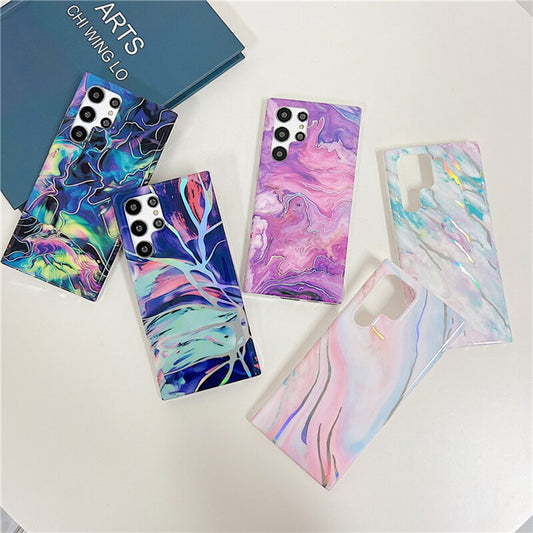 Gradient Color Marble Phone Case for Samsung