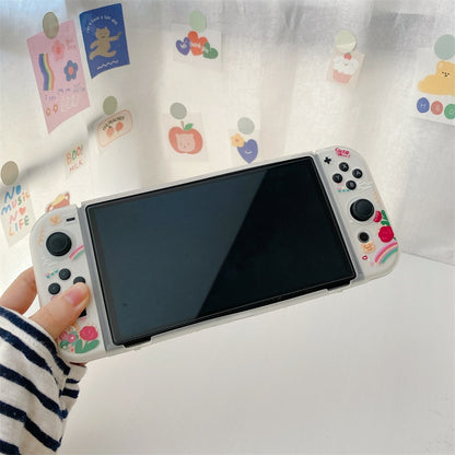 Floral Cartoon Case For Nintendo Switch
