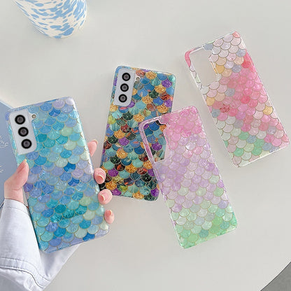 Rainbow Fish Scales Phone Case For Samsung