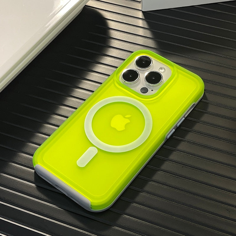 Neon Color Magsafe Frosted Case